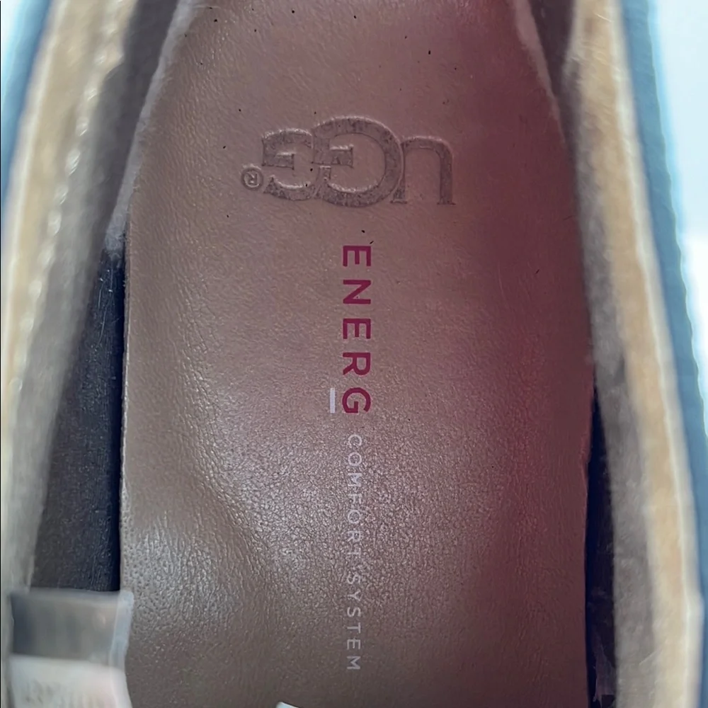 UGG‎ Sz 8 Leighton Black Tan Chukka Boots Minimalist Design